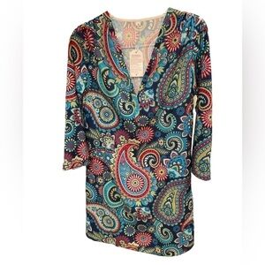 VIBRANT Paisley Dress